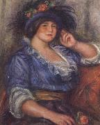 Pierre Renoir Young Girl with a Rose (Mme Colonna Romano) oil painting on canvas